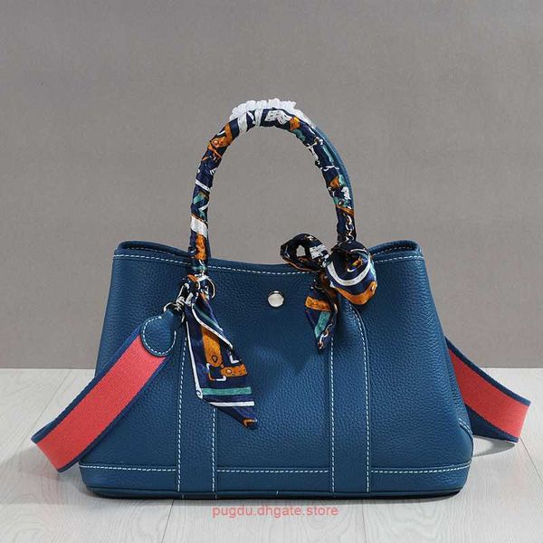

party garden h home designer tote bags 2023 spring genuine leather womens bag one shoulder oblique straddle tote versatile portable bi with