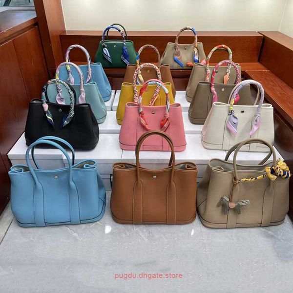 

factory outlet wholesale h home party garden tote bags for sale 2023 new togo leather garden bag genuine womens premium light luxury large c