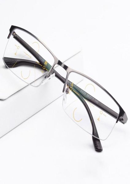 

smart zoom asymptotically multifocal progressive bifocal presbyopic glasses titanium alloy frame form progressive lenses6452941