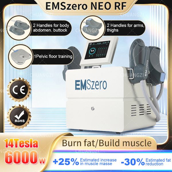 

emszero 14 tesla muscle stimulate rf equipment fat removal neo ems body slimming build sculpt machine for salon