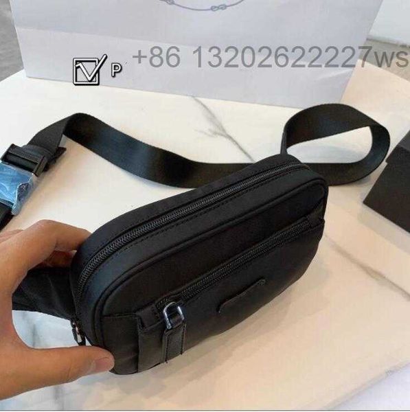 

2021 classic waterproof waist bag design wallet men's black chest