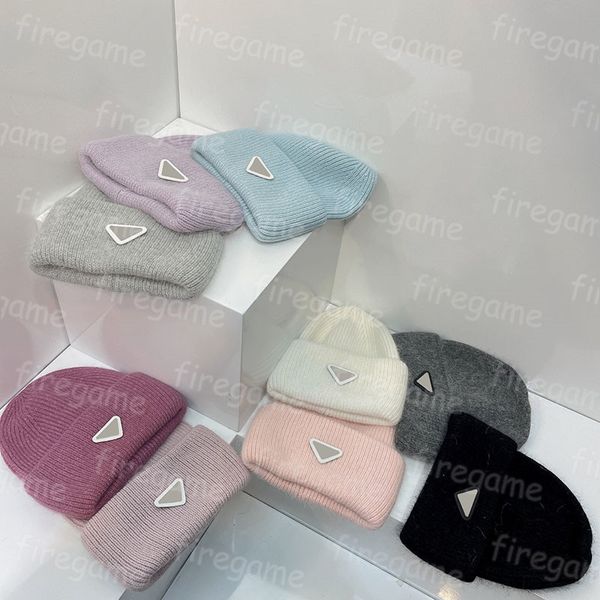 

luxury hat cap designer beanie knitted hat skull winter cashmere letters casual outdoor knit hats, Blue;gray