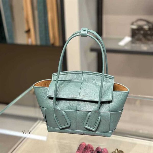

tote luxury bag bottegas bvs haze blue arco 29 one shoulder handheld straddle bag