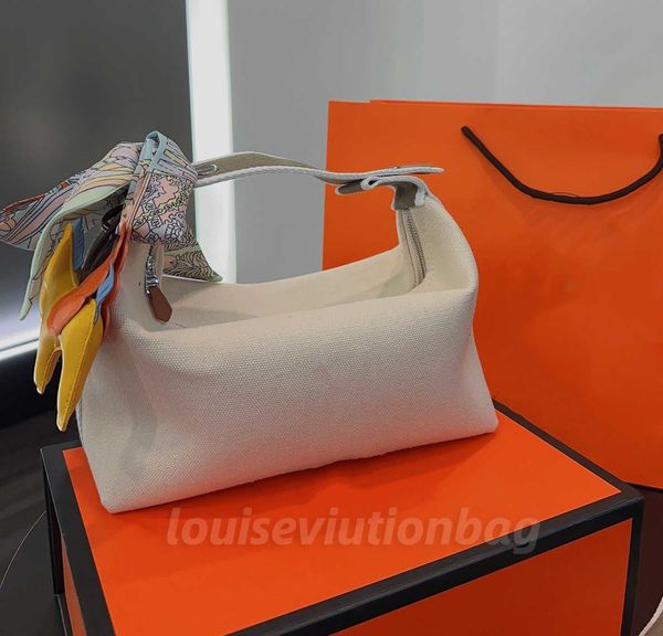 

canvas womens cosmetic bags handbags canvas embroidery letters h luxurys makeup bag evening totes large capacity 104256