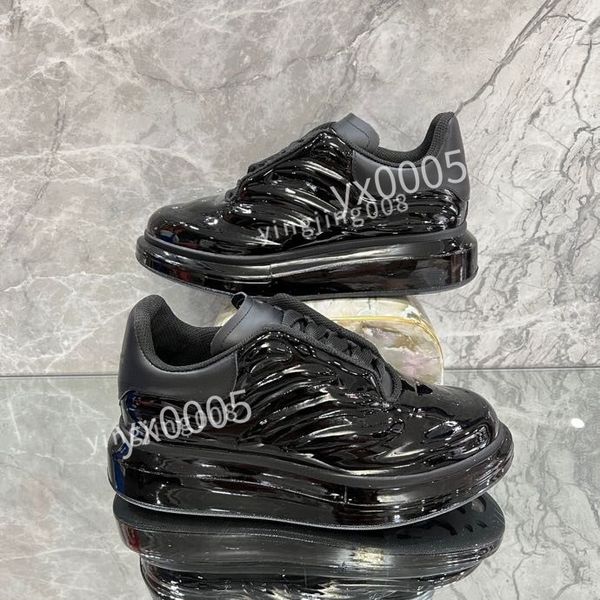 

new luxurys designer brand shoes for men women fashion calf leather platform runner trainers sneakers lightweight xsd221137, Black