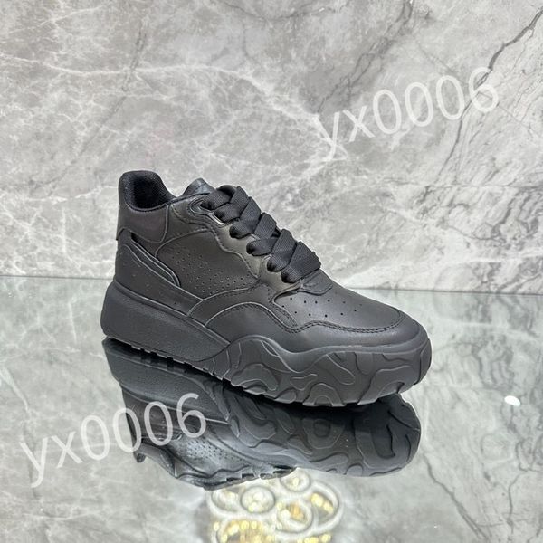 

2023 new fashion shoes office sneakers mens flats designer man running outdoor sports designer sneaker platform zapatos mujer xsd230405, Black