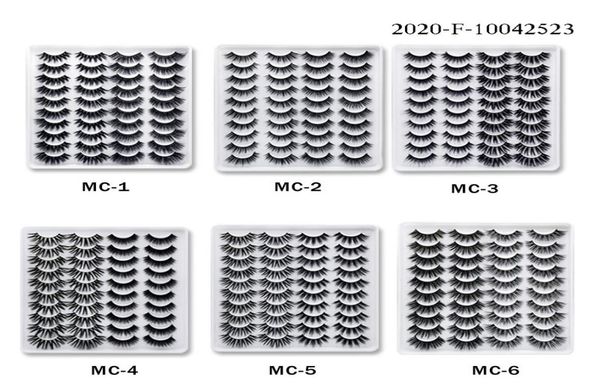 

6d hand made mink eyelashes thick makeup full strip eye lashes extension false mink lashes 13 styles for choice3891568