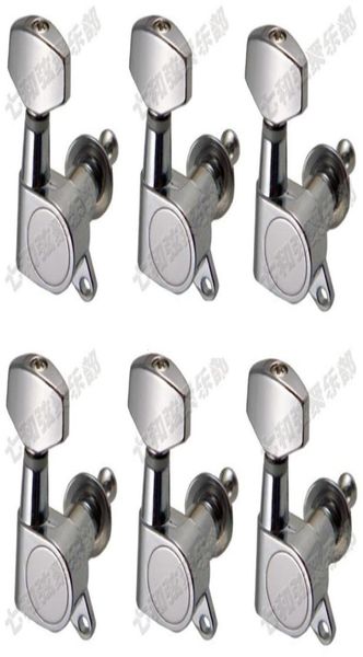 

silver 6r electric guitar strings button tuning pegs keys tuner machine heads guitar parts musical instruments accessories5081265