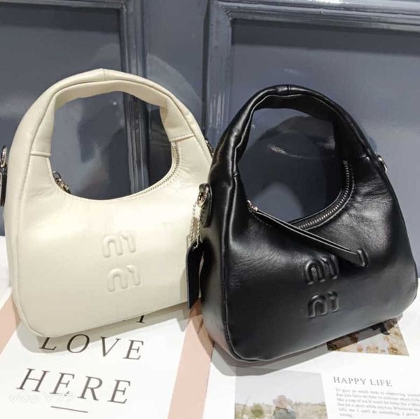 

miu bag miu luxury hobo bag womens shoulder bags designer handbag 3d letter underarm totes mini clutch fashion crossbody purse lady wallet20