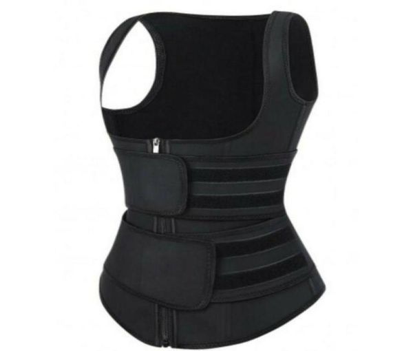 

premium neoprene waist trainer fitness sauna sweat bands double belts corset cincher trimmer girdle back support slimming body sha4850881
