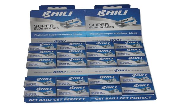 

200 counts safety razor blades double edge blades manual shaver blade for men shaving de rasoir 10pcspack204917667