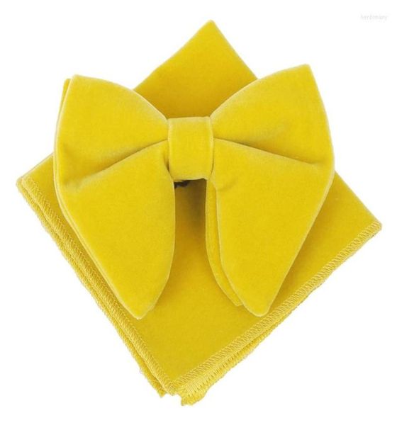 

bow ties men tie handkerchief velvet wedding pre tied bowknot necktie pure color male 85wb6496622, Black;gray