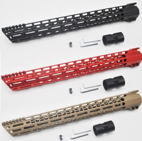 

17039039 inch mlok clamping handguard rail new design float picatinny mount system blackredtan9054417