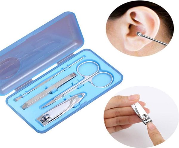 

nail care tools manicure sets nail clippers nail scissors tweezer manicure pedicure set travel grooming kit 4pcsset6801118