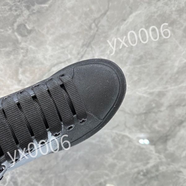 

2023 new r fashion sneakers canvas shoes high low men's sneaker technical leather women casual trainers size 35-46 xsd230406, Black