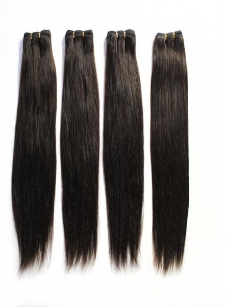 

100 human hair weft brazilian straight bundle hair extensions 1b black 2 8 brown 613 blonde mix lengths brazilian hair weave 11552840