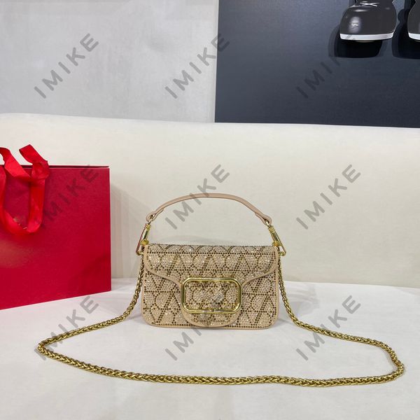 

large v bag women's handheld bag luxury fashion bag designer bag large rivets with swarovski crossbody bag leather purse crystal bag br