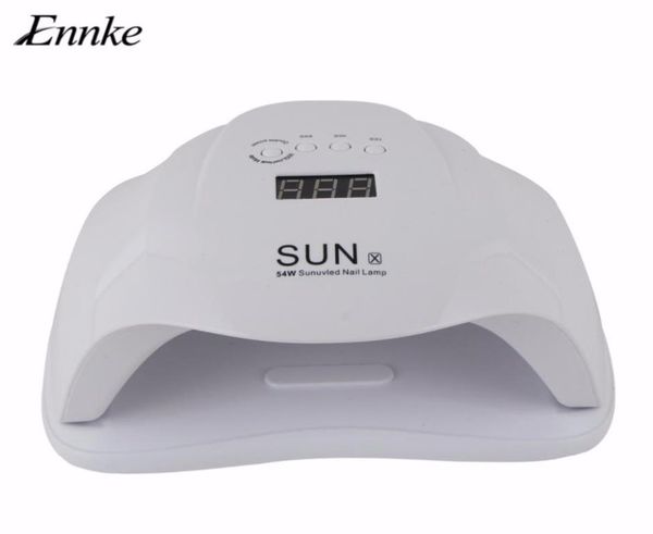 

sun x 54 w nail gel dryer machine uv led lamp for nail dryer professional white light polish machine fast art tools8889799