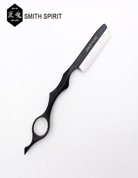 

black professional barber cutting razor thinning razor japan stainless steel sharp straight edge blade cutting thinning hair razor4454861