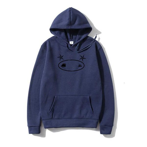 

men's hoodies sweatshirts corteizs loose designer women mens demon island streetwear ship printed clothing high street fashion zk8t, Black