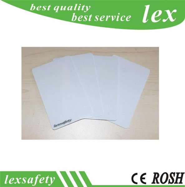 

100 pcslot f08 smart blank iso thin pvc cards rfid 1356mhz ic iso14443a 1k smart card2114817