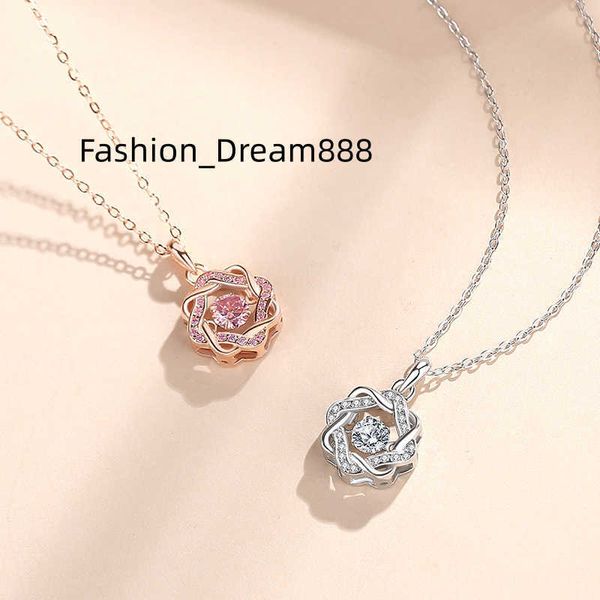 

elegant ladies diamond pendant luxury personalized 925 sterling silver necklace