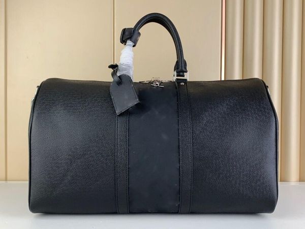 

luxury fashion men women duffel bags keepall 50 travel duffle bags brand designer luggage handbags with lock large capacity sport bag m30235