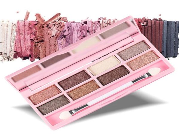 

fashion 8 colors eyeshadow palette women diamond bright shining colorful makeup eye shadow flash glitter make up set with brush3860137