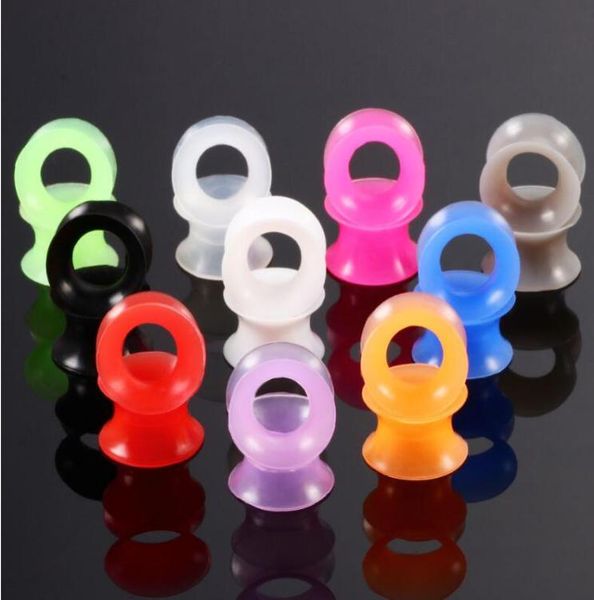 

ear gauges soft silicone ear plugs ear tunnels body jewelry stretchers multi colors size from 325mm9146739