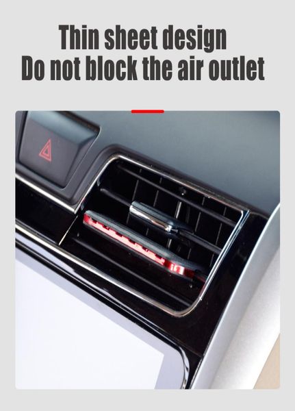

car air freshener perfume fragrance flavoring holder air outlet aromatherapy solid diffuser clip natural4691705