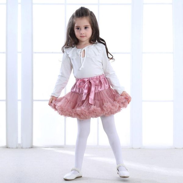 

new baby girls tutu skirt ballerina pettiskirt fluffy ruffles children ballet skirts dance party princess girl tulle petticoat4670333, White;blue