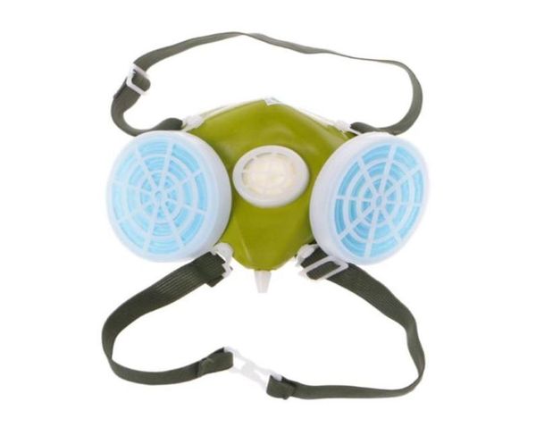 

double cartridges respirator mask industrial gas antidust spray paint2983064
