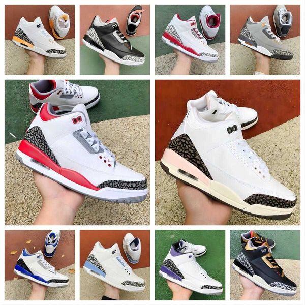 

3 wizards 3s iii men women basketball shoes jumpman sports off noir lucky green pine desert elephant muslin cool grey knicks rival og traine