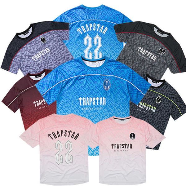

designer mens shirt trapstar football jersey summer t shirts couples t-shirts women trapstars street fashion pullovers tees 5nvd, White;black