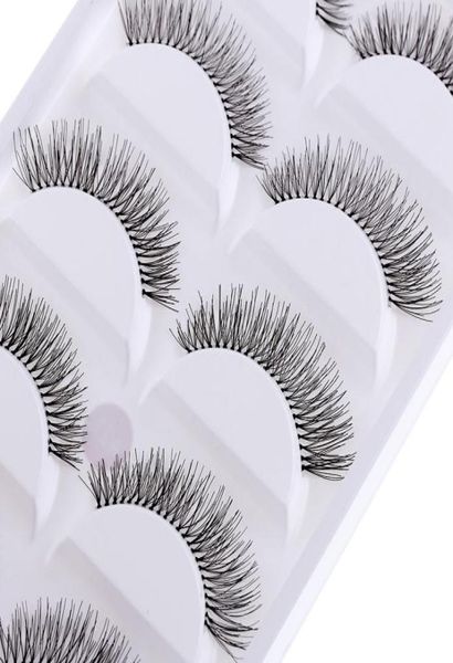 

natural cross eyelashes extension 10 pairsset makeup long eye lashes7872197