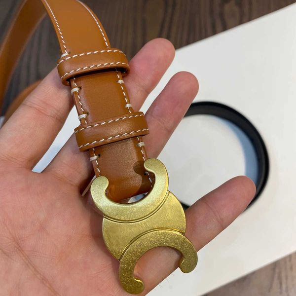 

real leather belt matt golden silver buckle cinturones famous fashion belt aaa1.1 triomphe belt, Black;brown