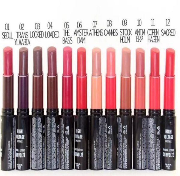 

new longlasting waterproof matte lipsticks 016 oz45g 12 colors 12pcslot9611051