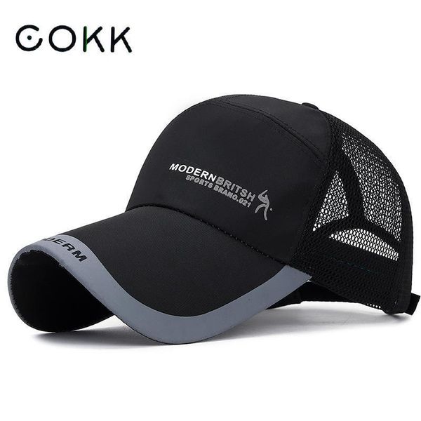 

visors cokk baseball cap men summer hats for women outdoor breathable sunscreen sports running mesh gorras casual 230627, Blue;gray