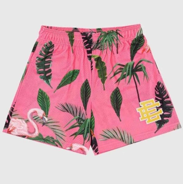 

men's luxury fashion ee shorts basic eric emanuel new york city skyline brand men women jog casual loose fitness sports beach pants mes, White;black