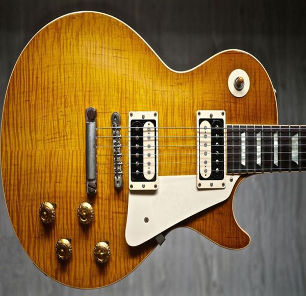 

custom electric guitar one piece body one piece neck quality hb cst16112603 a3107196