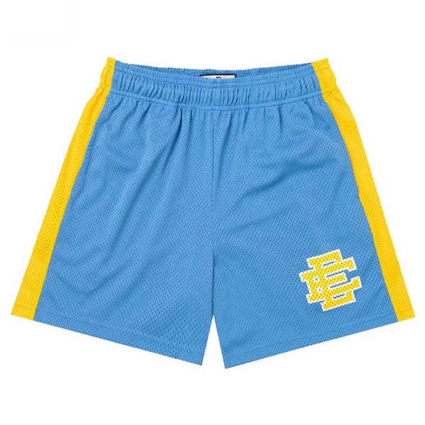 

men's luxury fashion ee shorts basic eric emanuel new york city skyline brand men women running sports quarters casual quick pants loos, White;black