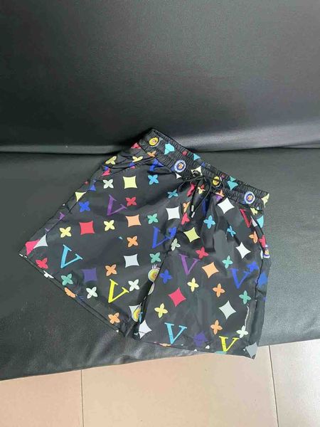

summer fashion men designers shorts quick drying swimwear printing board beach pants mens swim short size m-3xl, White;black