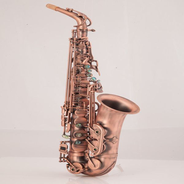 

mas-600 e-flat alto saxophone instrument with a bronze surface