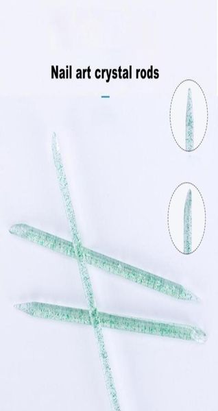 

100pcsbag point drill stick reusable safe ps oblique head nail faux crystal for brushes5270719, Yellow