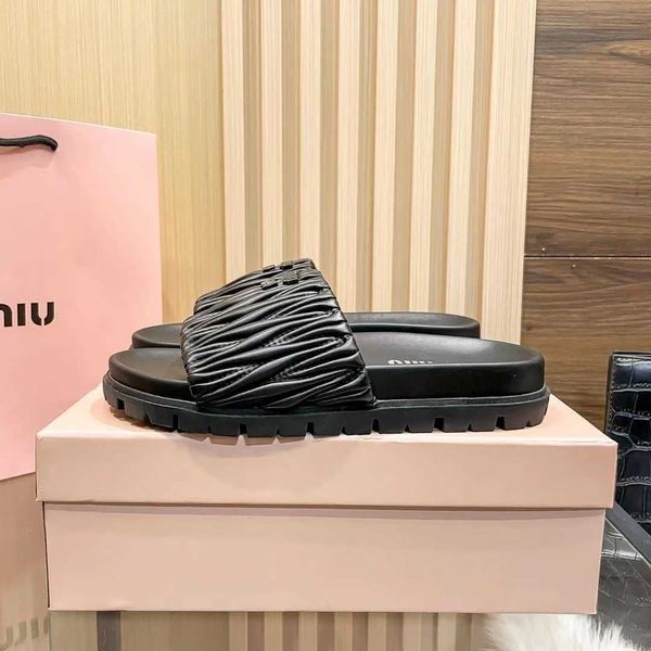 

beach shoes women slide designer sandals family mius slippers for female outsiders 2023 new versatile network red 1 euiz