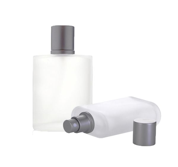 

50ml spray bottle square glass frosted skin care cosmetics container fine mist atomizer moisturizing perfume refillable vials for 1314823