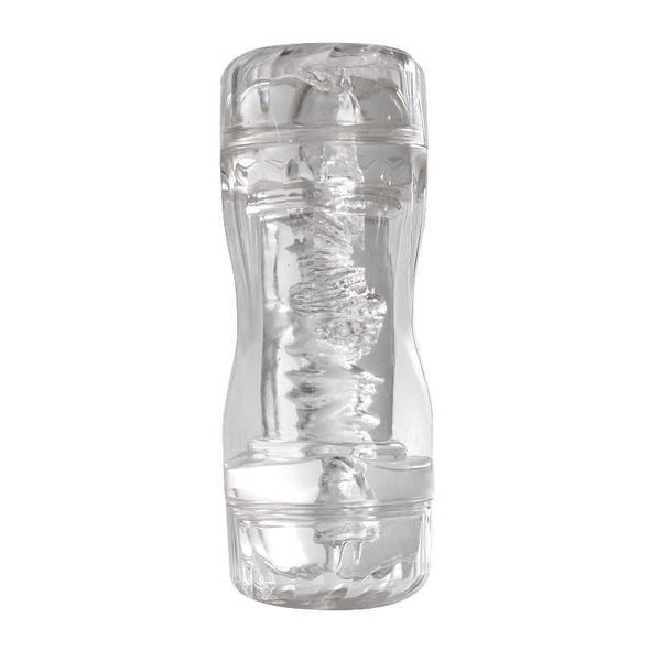 

new double transparent aircraft cup male toy inverted products