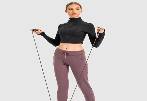 

-11yoga women sports jacket long-sleeved tight quick dry slim high elastic6233966