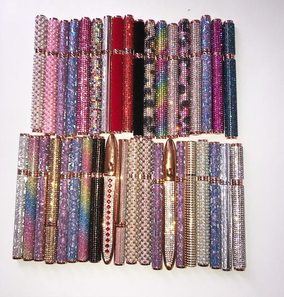 

self adhesive eyeliner 2 in 1 liquid eyeliner pen diamond bling eye liner no glue non magnetic for eye makeup false eyelashes5540298