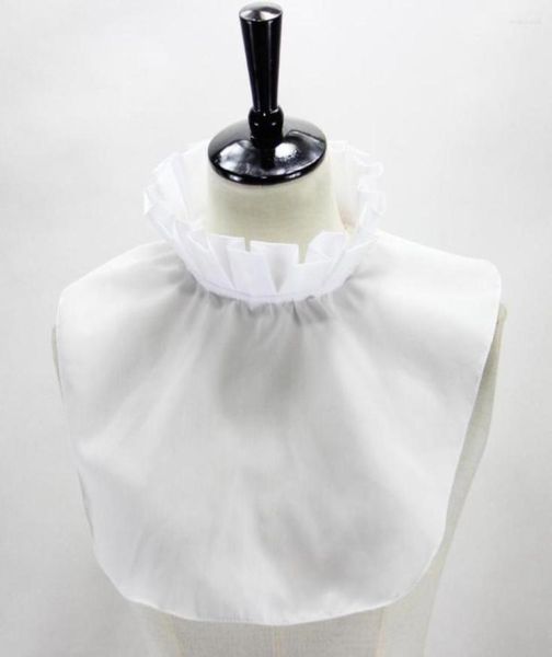 

bow ties korean stand fake collar women autumn sweater false half shirt blouse detachable collars white nep kraagie8944472, Black;gray